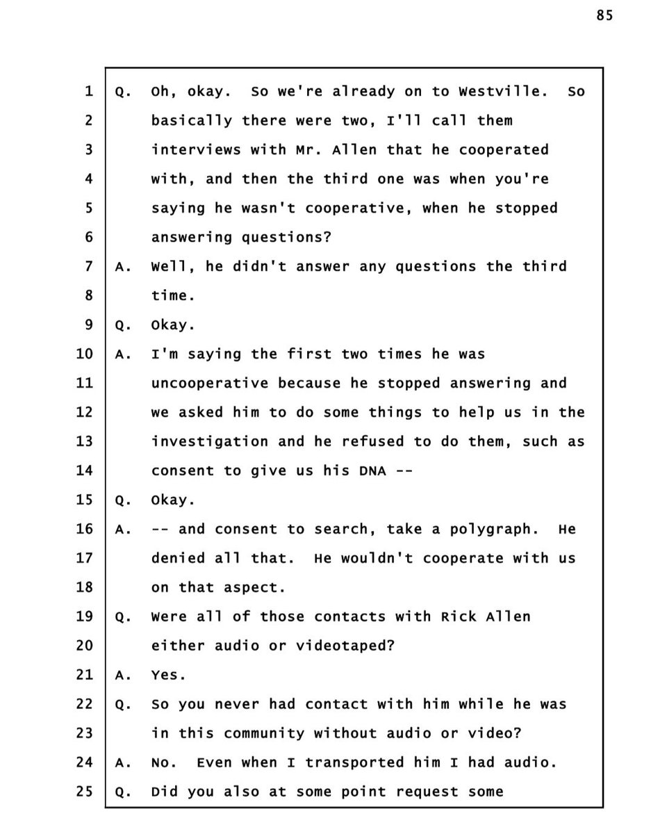 alleyesondelphi's tweet image. LE put a mail stop on RA’s letter requesting court-appointed counsel, then went to Westville hoping a week of hell would leverage him into snitching on Kegan Kline, then re-mailed his letter requesting court-appointed counsel.

Fckn outrageous.

#RichardAllen #Delphi