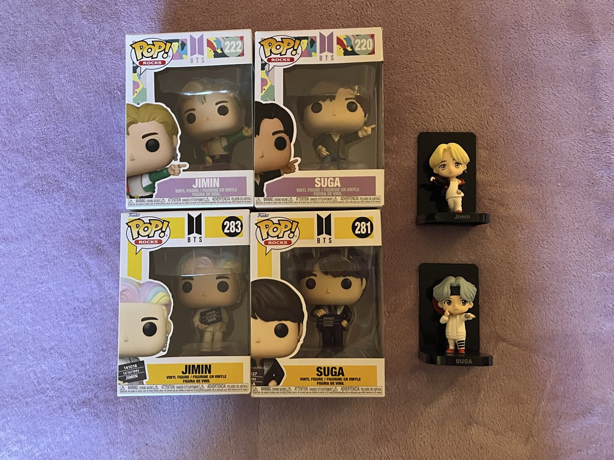 luffylesbo's tweet image. hi do any of my yoonmin oomfies want these? Funkos are $12 each or $40 for all 4, tiny tan figs are $22 each (shipping not included), possibly open to shipping ww but preferably us!! open to negotiating prices with mutuals, dm me if interested 💕 #wtsbts #btswts #yoonmin