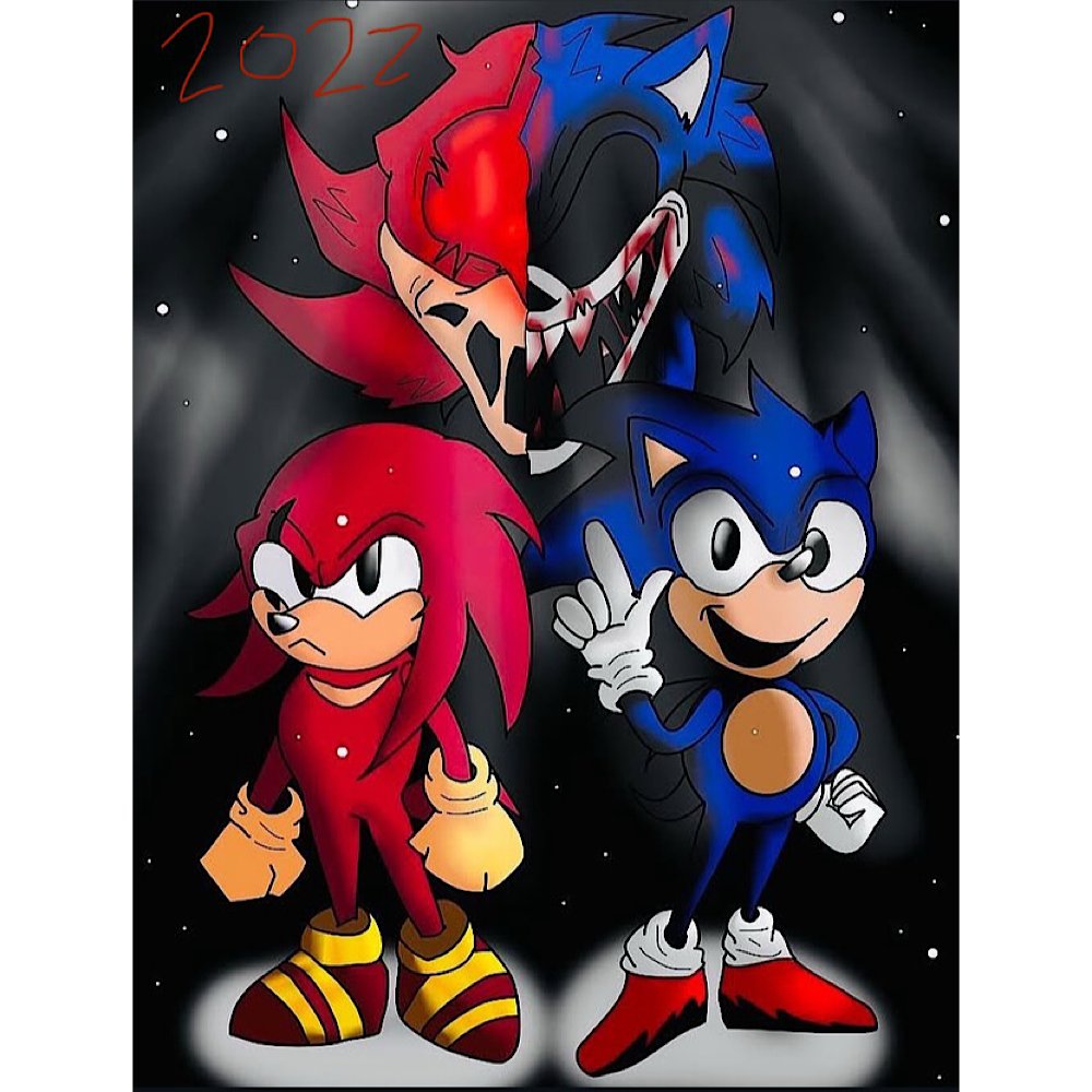 🔵Fakers….(2025 remake) 🔴? I loved how this turned out, I hope you do too ☺️
.
#sonicthehedgehog #sonicexe #knucklestheechidna #fridaynightfunkin #doodle #digitaldrawing  #drawing #draw #art #artwork #artist #outcomemories  #style #artwork #sketch #sketchbook #faker