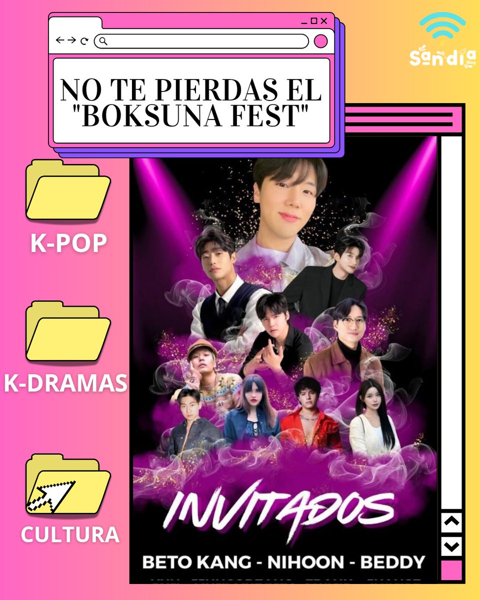 BlogSandia's tweet image. El #BoksunaFest está cada vez mas cerca, no te pierdas la oportunidad de conocer a tus influencers coreanos favoritos.
Si aun no tienes boletos puedes adquirirlos en las redes de @boksunafest_