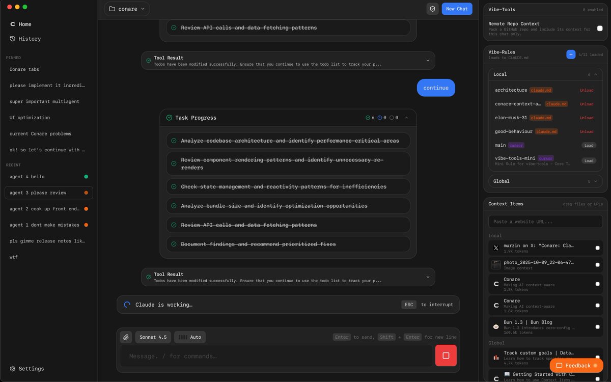 flowisgreat's tweet image. Introducing Conare Multi-Agent🔥

Sometimes you need more than one chat

Get more stuff done by running multiple Claude Codes in parallel