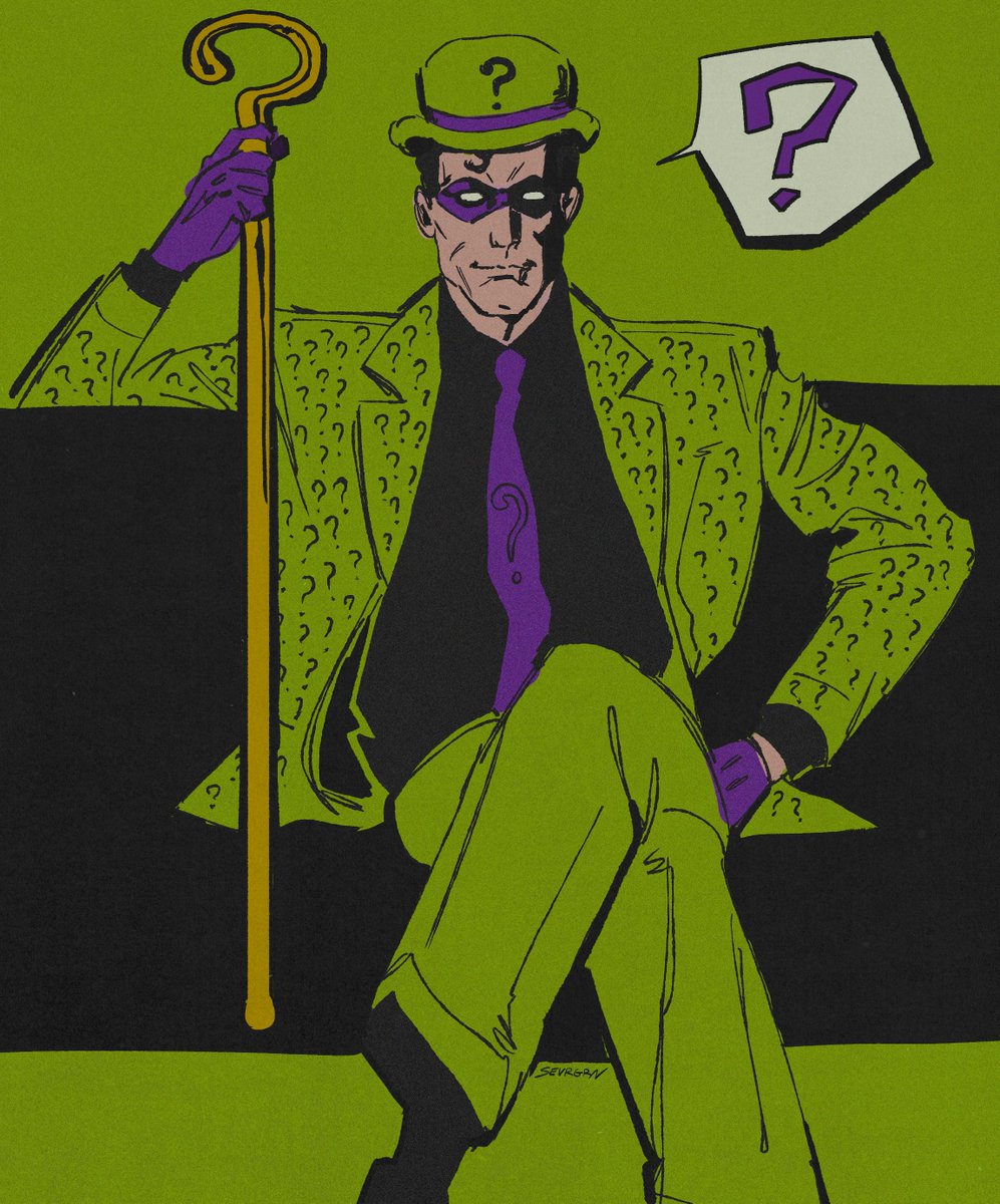 sevrgrn's tweet image. #dc tried out some ink brushes. pose referenced from a vintage clothing ad