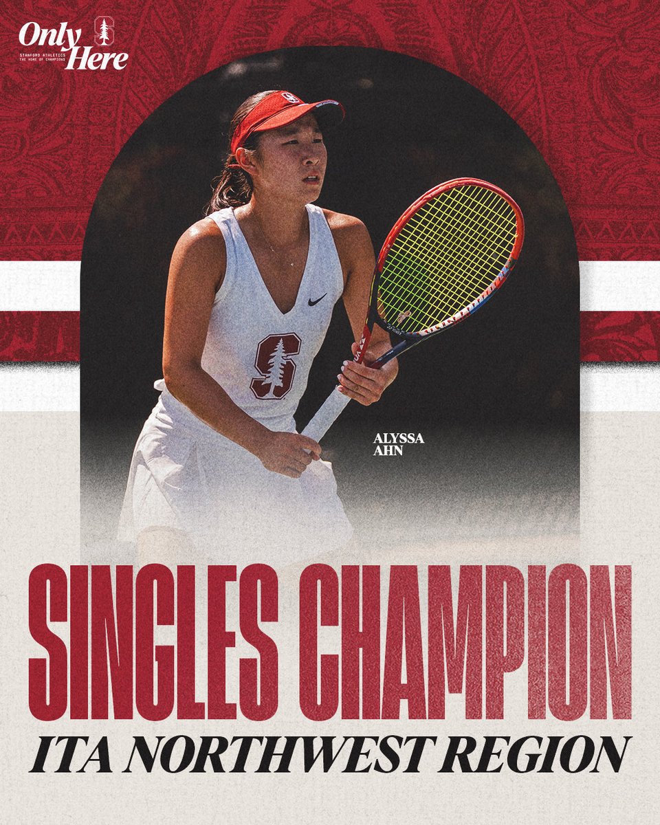 🏆 CHAMP 🌲

Alyssa Ahn beats Naomi Xu in the NW Regional final 6-0, 6-1 to become Stanford’s second consecutive freshman winner (Glozman - 2024).

#GoStanford