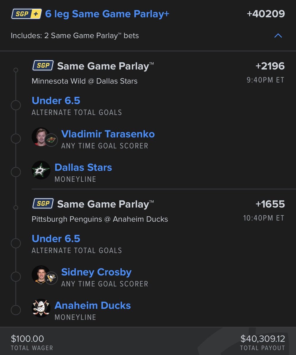 $40,000 On Ice Tonight 🧊

These used to be our bread and butter 🥖🧈

$100 To 10 Followers That Like/RT When We Cash 🤓