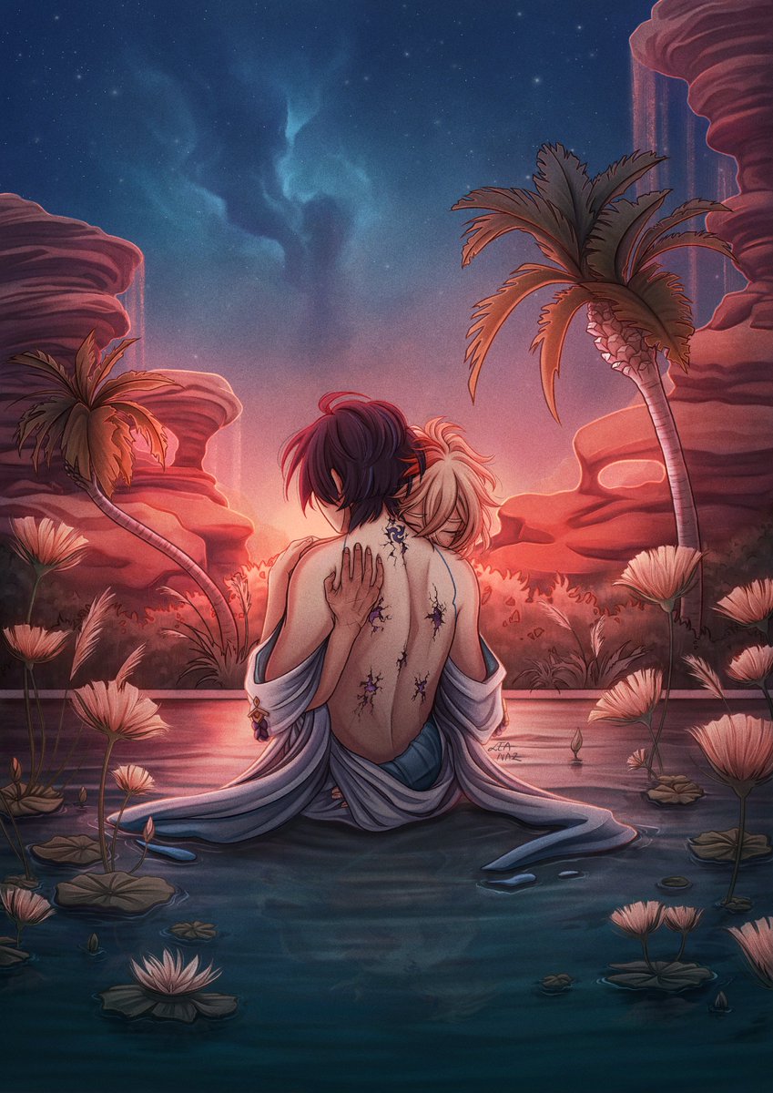 leanaz_art's tweet image. A piece I drew last year for the @kzsczine, it's finally been released from the basement!!
A rminder that the left over sale is still open :3
#kazuscara #scarakazu
