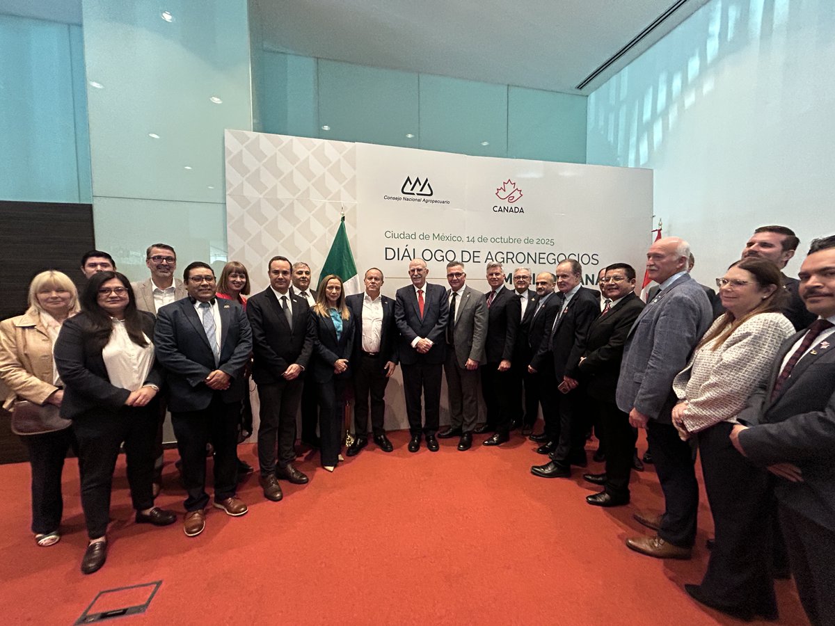 Mexico is one of Canada’s most valued agri-food trading partners. Today’s AgriBusiness Roundtable reflects our shared commitment to progress. Building on the renewed Canada-Mexico Action Plan, we’re focused on advancing market access, innovation, and sustainability together.