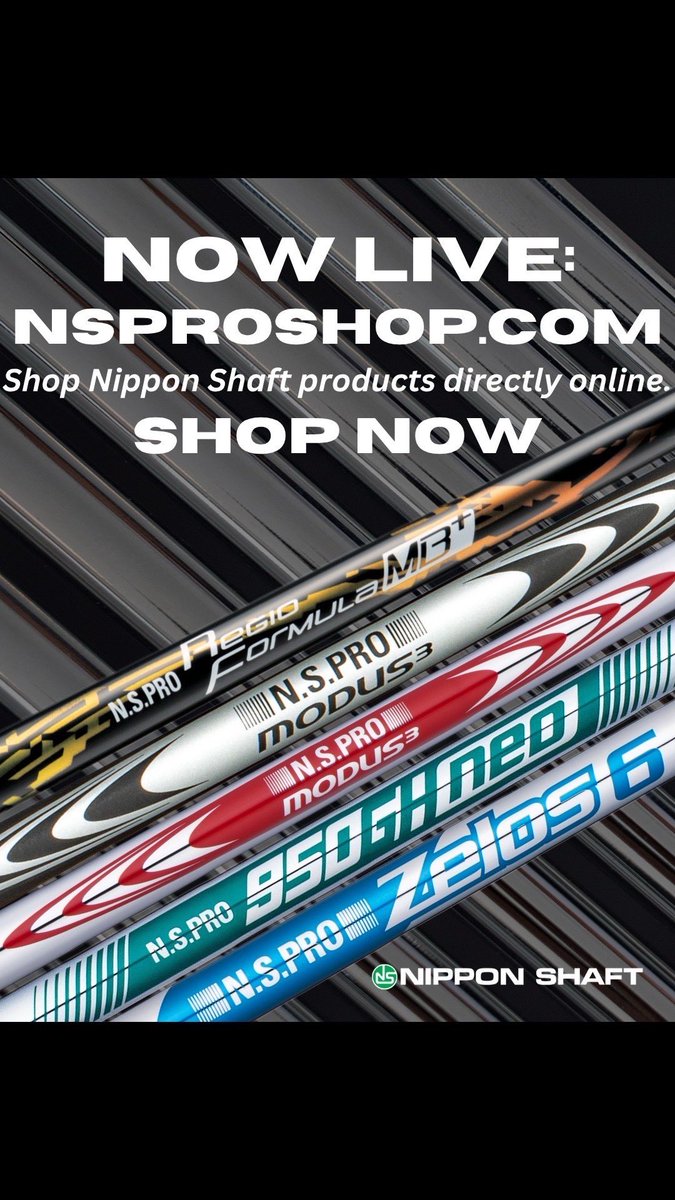 The official Nippon Shaft online store is live.
Shop the precision, feel, and performance trusted by the world’s best — now at nsproshop.com  #NipponShaft #GolfShafts #TourProven #MadeInJapan🇯🇵