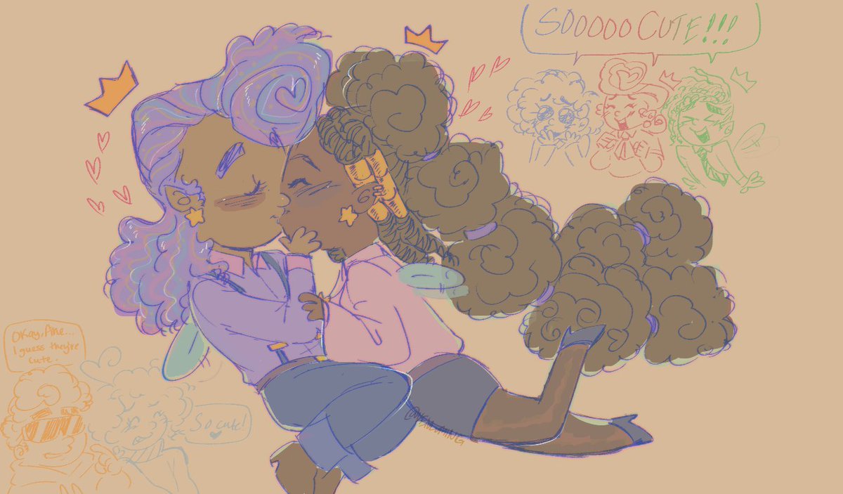 "favorite ship" the canon pinkurple yaouri. #perilette #fairlyoddtober2025