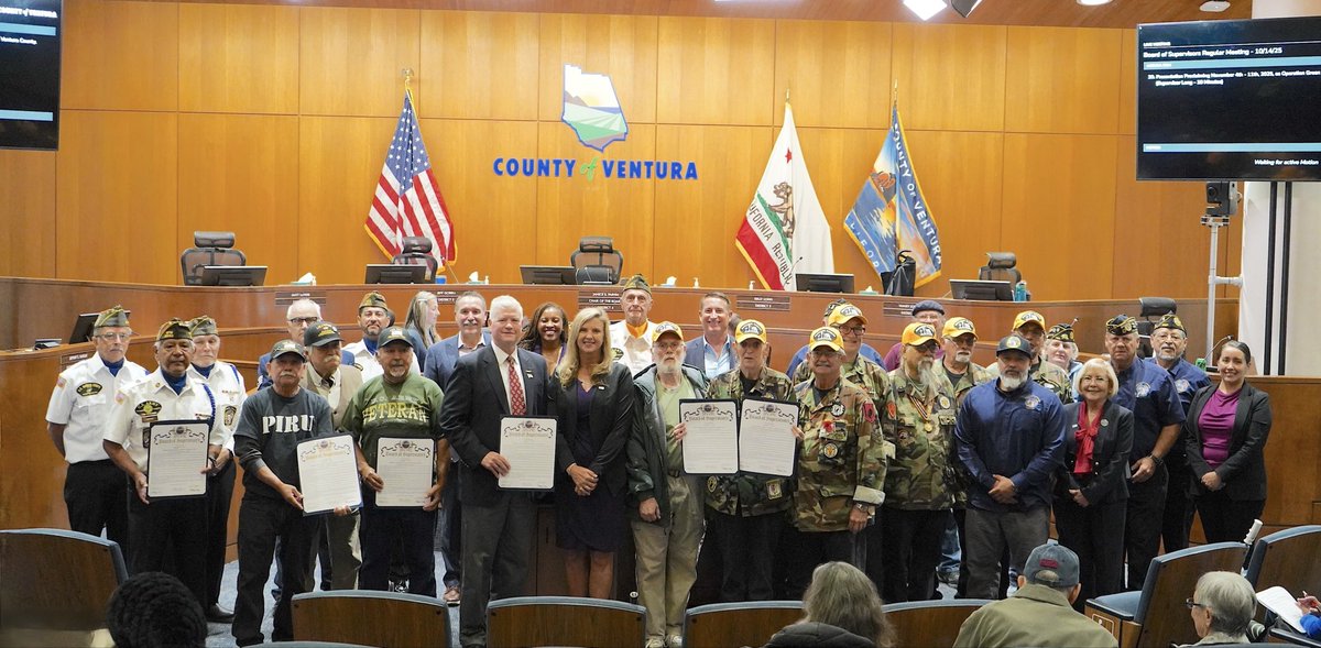 Today’s Ventura County Board of Supervisors meeting was filled with recognition and gratitude for the people and programs that make our community strong. The Board honored National Fire Prevention Week, National First Responders Day, Domestic Violence Awareness Month, National