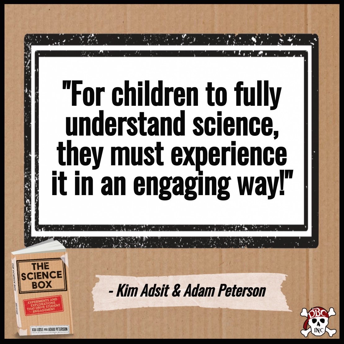 burgessdave's tweet image. “For children to fully understand science, they must experience it in an engaging way.” - @AdamPetersonEdu &amp;amp; @kindergals in #TheScienceBox

a.co/d/719Bs0R
#dbcincbooks #tlap #leadlap #scichat #scitlap
