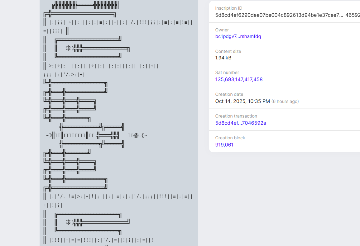 Art on Bitcoin Chronicles tweet media