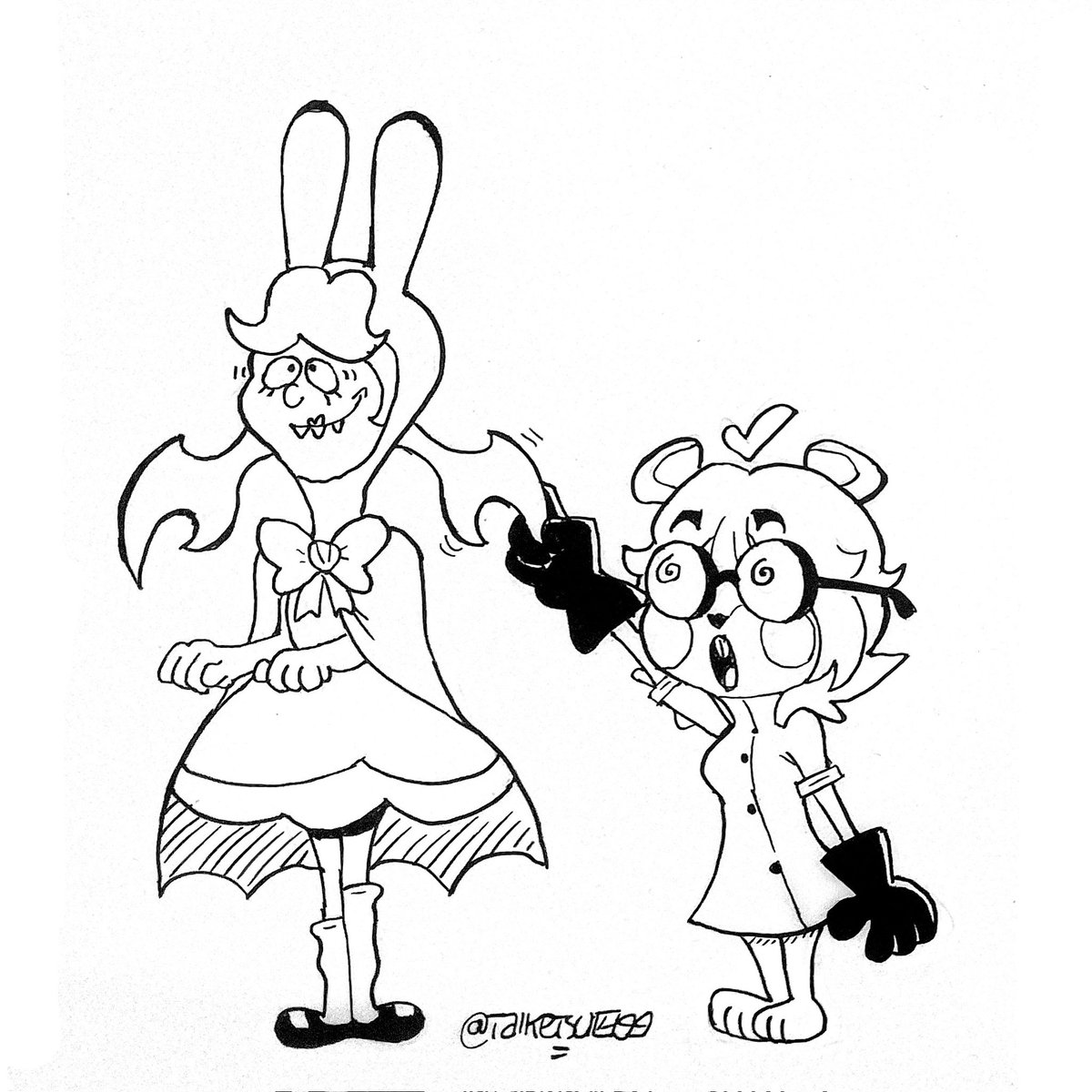 taiketsu0099's tweet photo. Pirovampira y Gufisiemtifica.

#piropiart https://t.co/0OZZdcrJTz