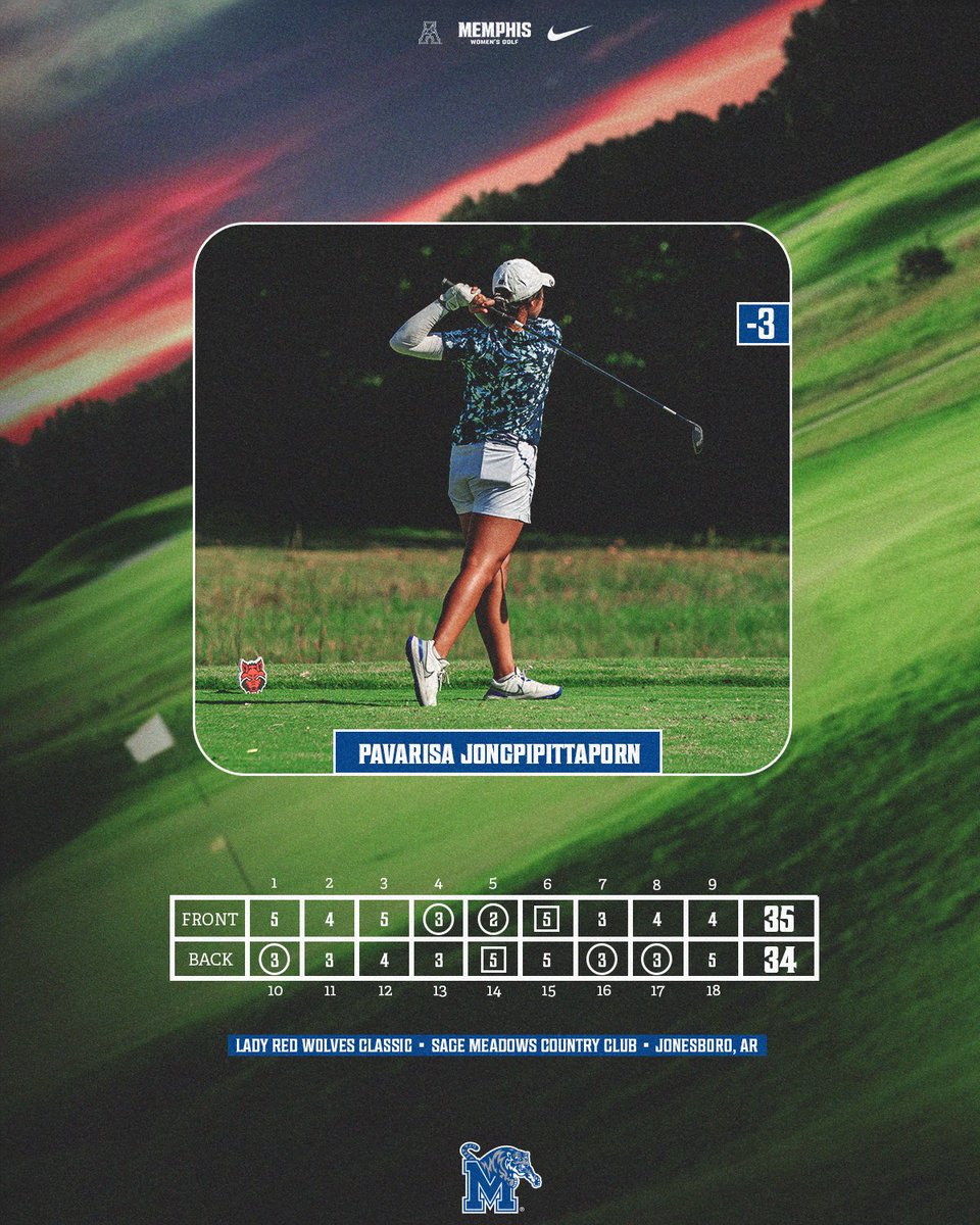 Final Round Fun 🤩

Pavarisa shot 3-under for a career-best round score of 69 and the best round three score of the group!