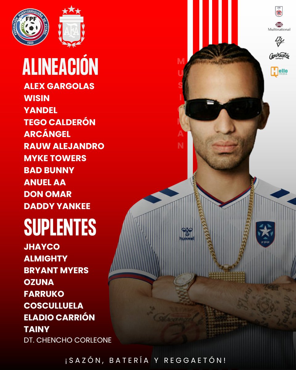 mvsicmvn's tweet photo. Cómo así que el once de gala de Puerto Rico para jugar contra Argentina no es este? 😭 https://t.co/e7mNmkrkqW