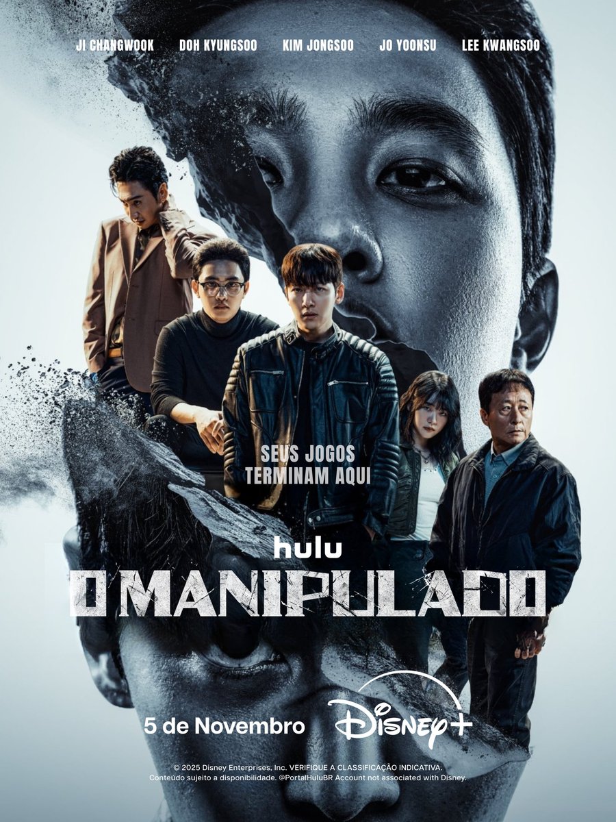 Seus jogos terminam aqui. 🔥

O Manipulado, nova série Hulu Original. Estreia em 5 de Novembro, só no Disney+.

#조각도시 #TheManipulated
#JiChangwook #DohKyungsoo
#KimJongsoo #JoYoonsu
#LeeKwangsoo