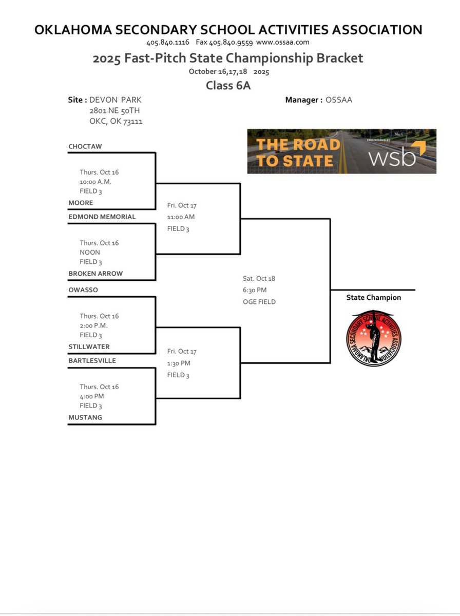 So proud of my <a href="/LadyPioneers1/">Stillwater Softball</a> teammates for winning regionals! I can’t wait to play this Thursday at 2:00 <a href="/DevonParkOKC/">Devon Park</a> on field 3! We hope to see you there.
