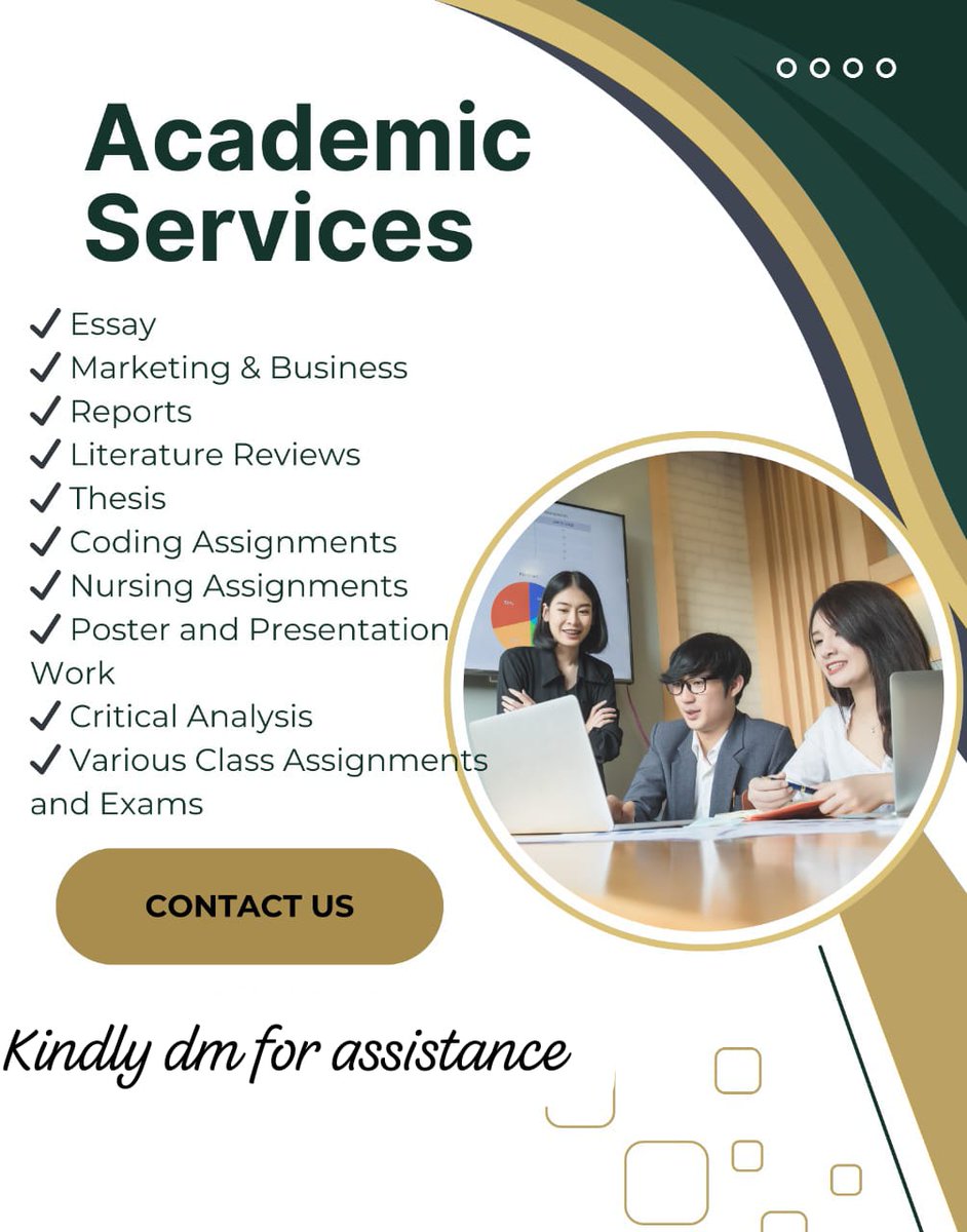 dash__academy's tweet image. Feeling stuck with:
🔹write my essay.
🔹pay assignment
🔹research paper
🔹essay due
🔹pay term paper
🔹Homework..
🔹Chemistry
🔹Psychology
🔹Biology
do my assignment
Take my exam