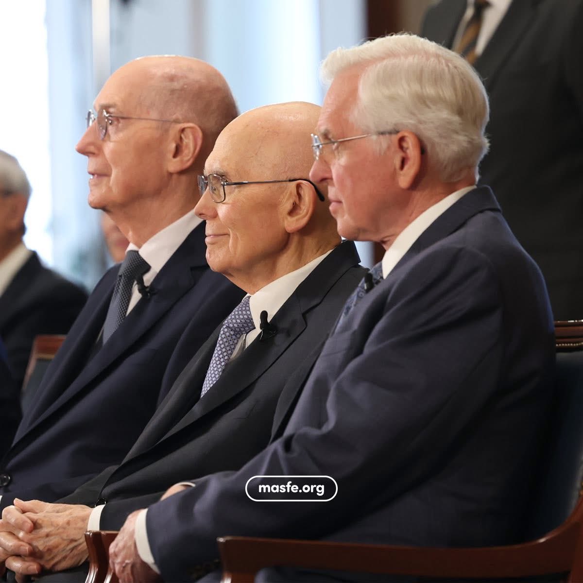 Masfe_org's tweet image. Estas son algunas de las fotos de la presentación del nuevo presidente y de la nueva Primera Presidencia de La Iglesia de Jesucristo de los Santos de los Últimos Días. Agradecemos tener líderes llamados por Dios para guiarnos en este tiempo.

Créditos: Newsroom
#masfe #sud