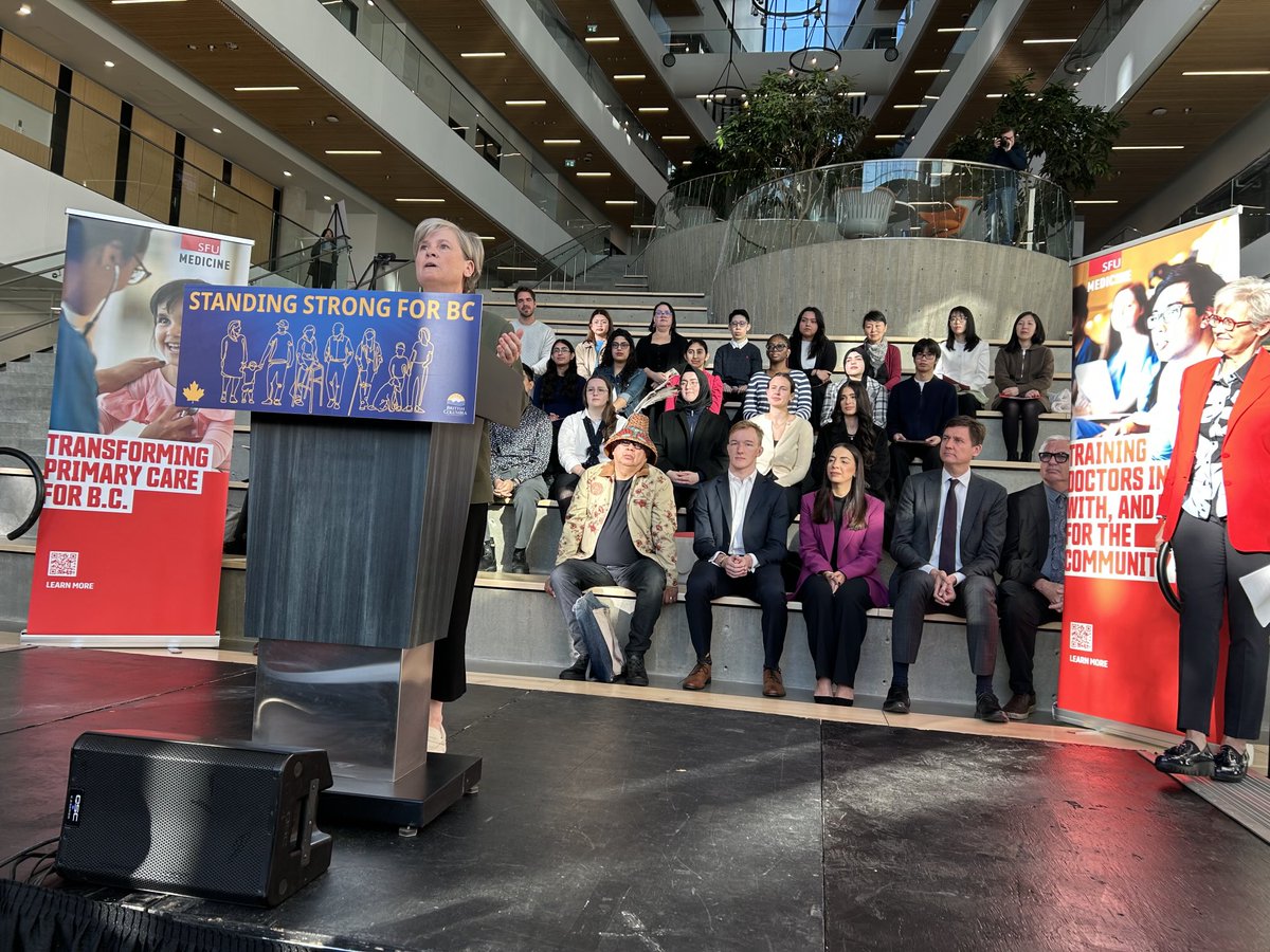 HarryBainsSN's tweet photo. Excellent news for Surrey, New Medical School at Surrey SFU starting today is open to take applications. “We are developing innovation hub right here in Surrey”. ⁦@Dave_Eby⁩, we are starting a first medical school in BC in more that 55 years ⁦@jessieksunner⁩ https://t.co/8NH8yHHvkL
