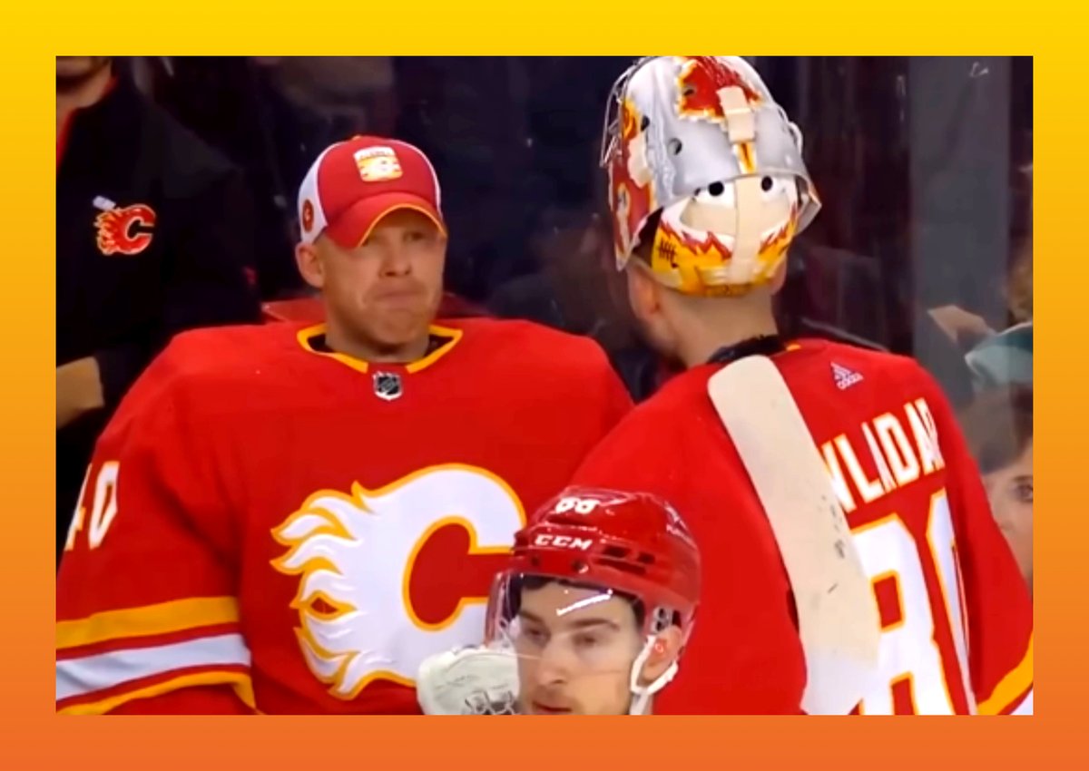 HeroesofCrease's tweet image. Dustin “Dusty” Nickel is our next featured goalie who #MadeItToTheShow!

A long-time #EBUG option for the #CalgaryFlames, an illness afflicting Jacob Markstrom prompted the Flames to sign Nickel to an #NHL amateur tryout contract. He backed up Dan Vladar on Nov 27, 2023 vs Vegas.