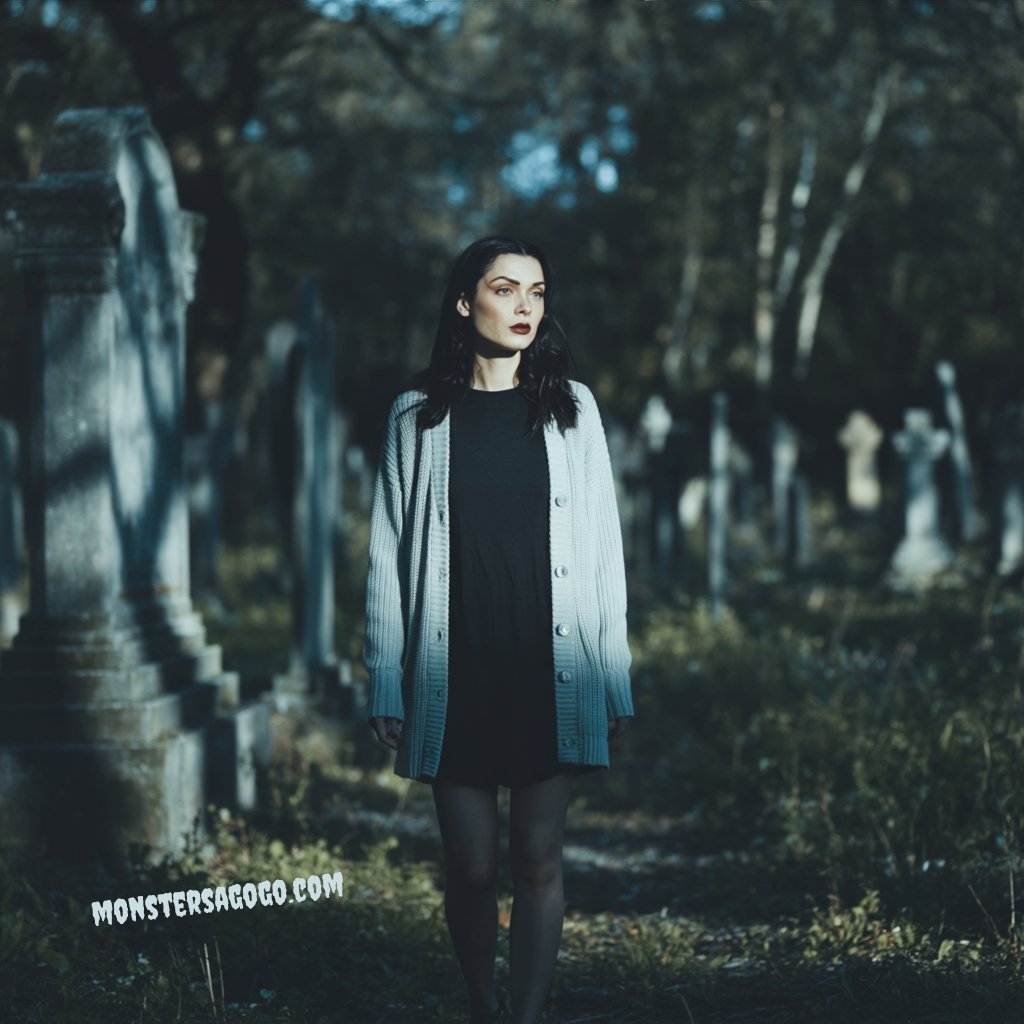 monstersagogo's tweet image. Just out for a little walk among old friends 🌑🕯️ #GraveyardStroll #HauntedVibes #SpookySoul #CemeteryChic #MonstersAGoGo