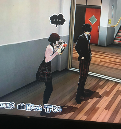 i couldn't wait to see Isabeau reading manga in 3D in an SMT IV remake... Given her similar hairstyle to Makoto, I'd imagine the model would look exactly like this when Makoto is stalking you