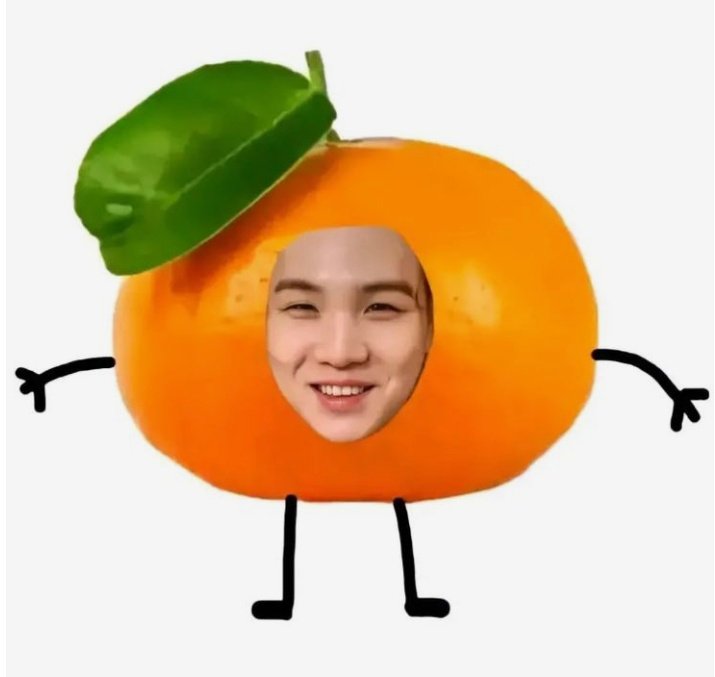I’m posting Yoongi as a tangerine until he comes home.