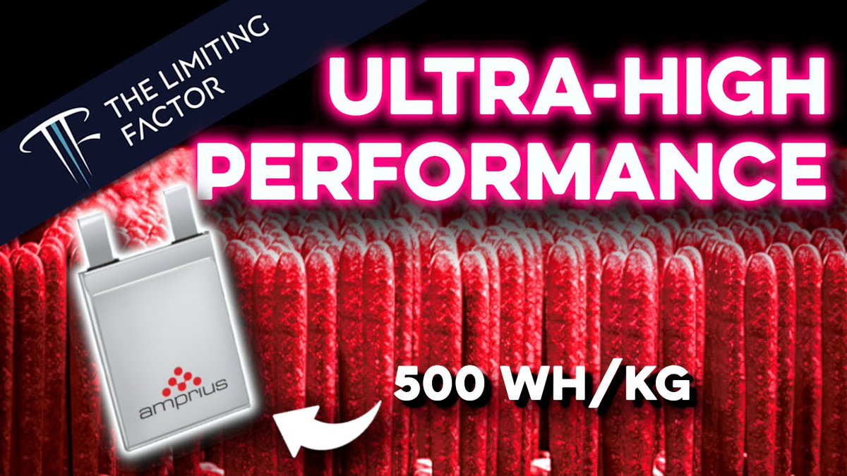 AmpriusInc's tweet image. Thank you to The Limiting Factor for the recent feature on their YouTube channel!🔋

Watch the full 17-minute video in the link below.

youtube.com/watch?v=QVqm3l…

@LimitingThe $AMPX #batterytech #stocks