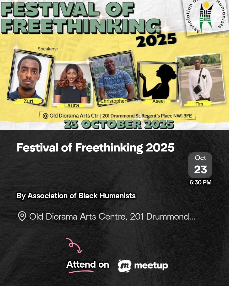 Association of Black Humanists tweet media