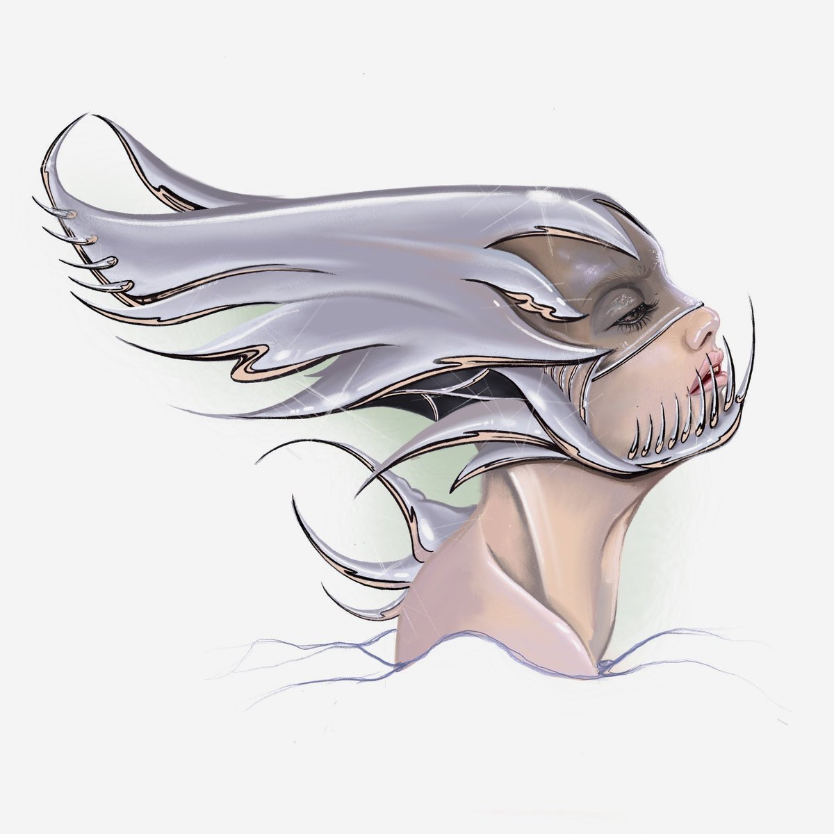 freakmonroe's tweet photo. Xenomorph masks concept by Me https://t.co/M76roEDKdL
