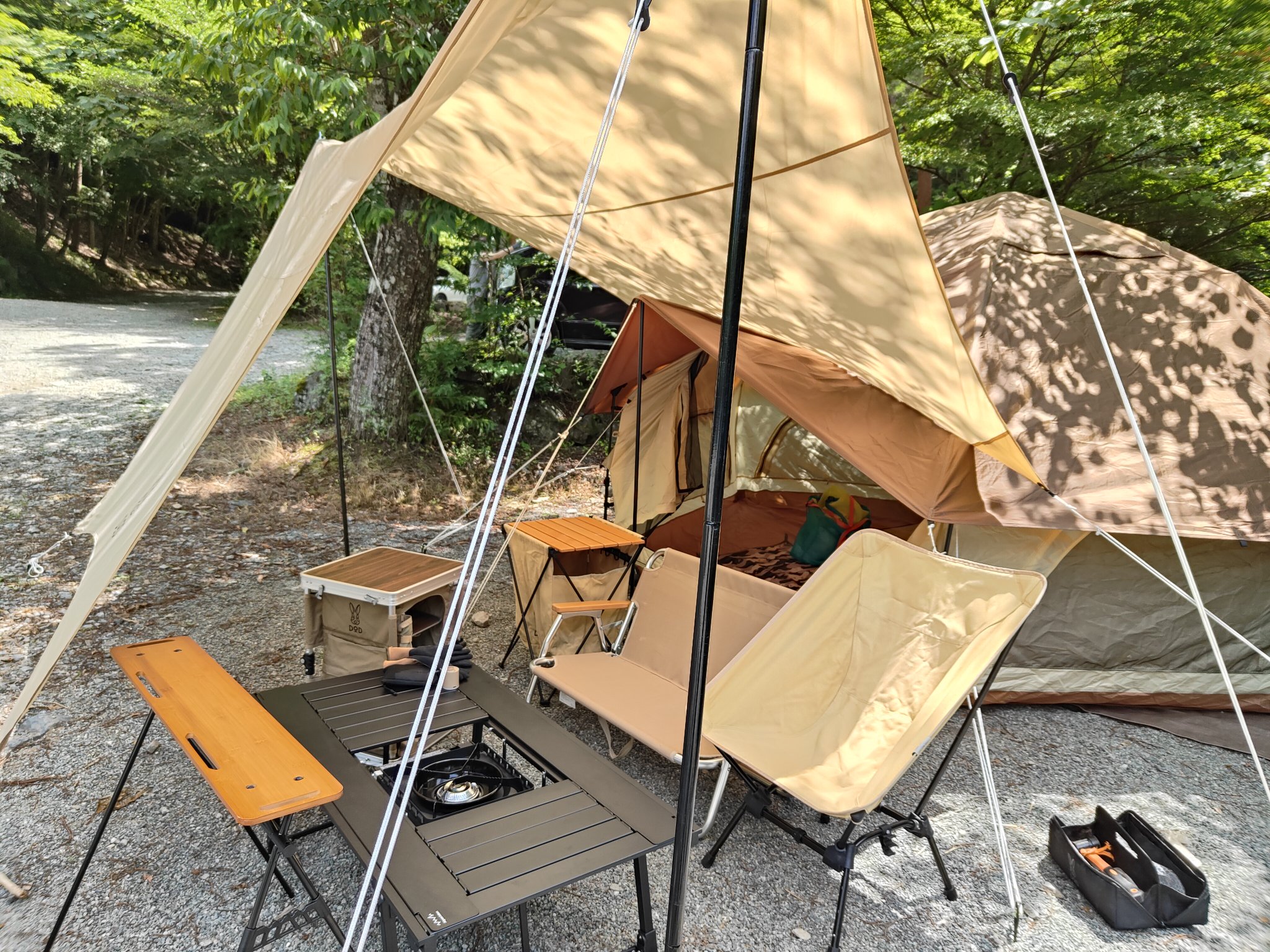 DOD おうちテント / カラーブラウン DOD おうちテント dod おうちテント ブラウン 美品】DOD おうちテント