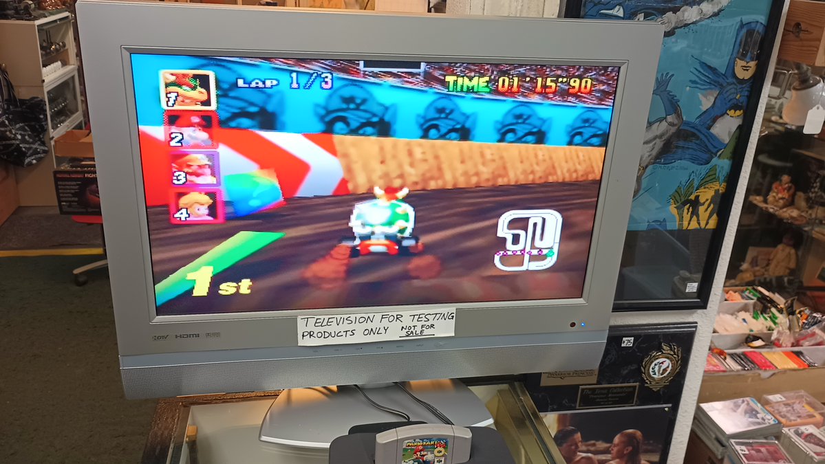 jnacollect209's tweet image. New arrivals: Will you drive or will you shoot? #mariokart #pokemon #nintendo64 #retrogames