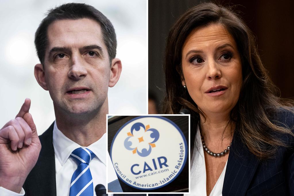 Stefanik, Cotton urge Trump administration to probe CAIR over ties to Hamas trib.al/OfzJi99