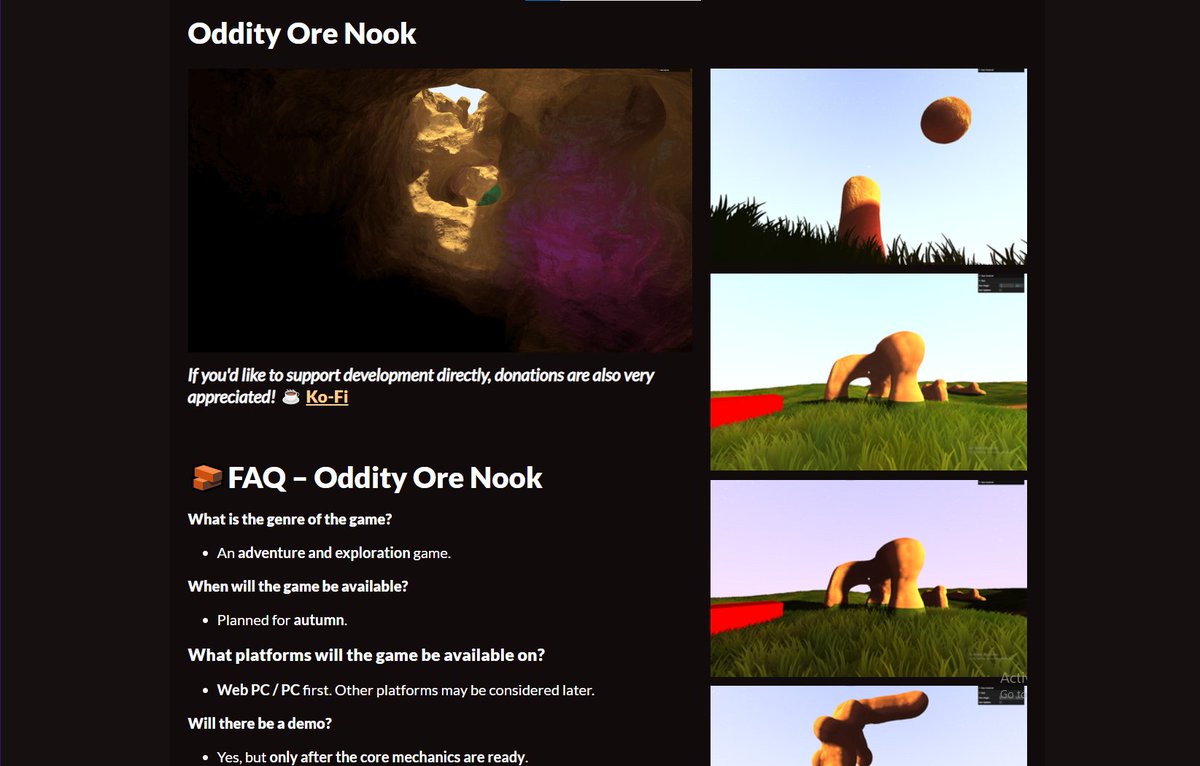 BaburoGames's tweet image. Updated itch.io game page. It features more screenshots of digging, as well as an FAQ.

#indiegames #indiegame #VoxelGame