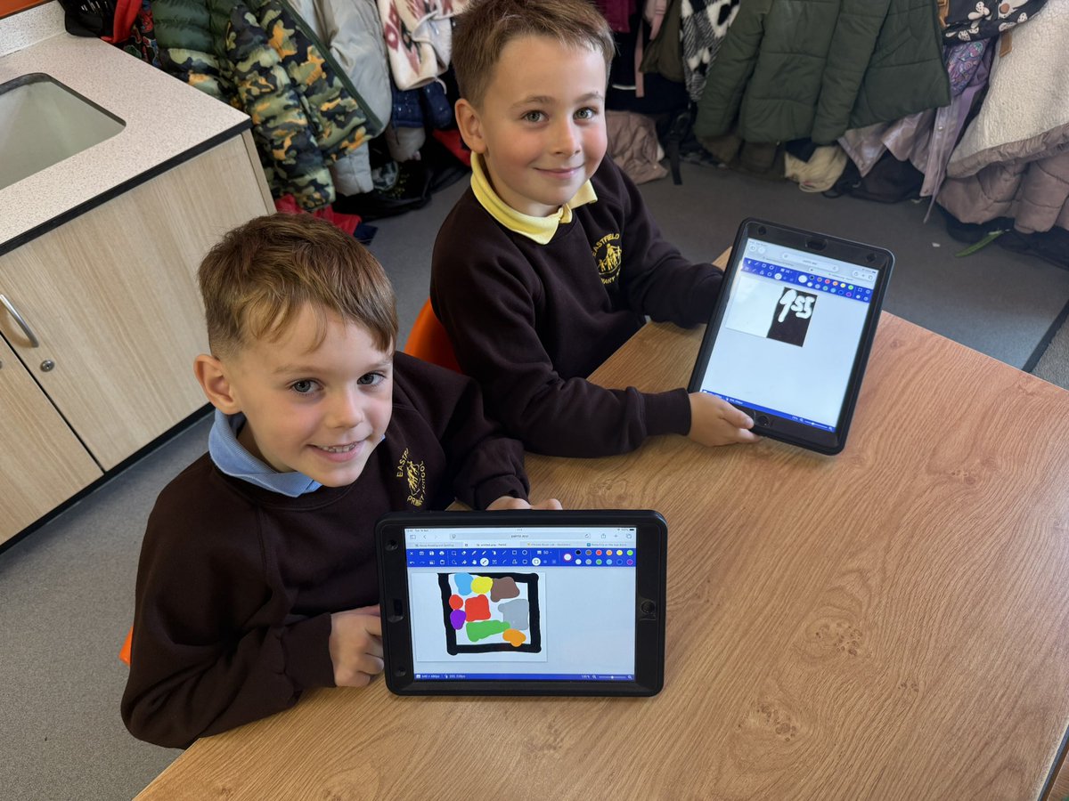 EastfieldPSHull's tweet image. #2AW have really enjoyed their #epscomputing topic learning all about information technology. We finished off the unit my creating images of different forms of IT on iPads.