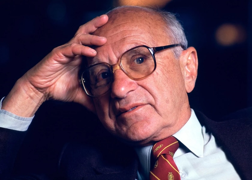 “Government should be a referee, not an active player.”

— Milton Friedman