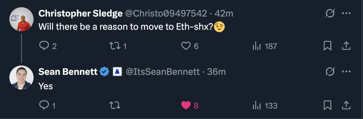 ProjectSHX's tweet image. 🚨🚨 $SHX FAM!!

Does this mean what I think it means?

What do you think?

We may be talking more than just burgers here...

🥩🥩🥩🥩🥩🥩🥩