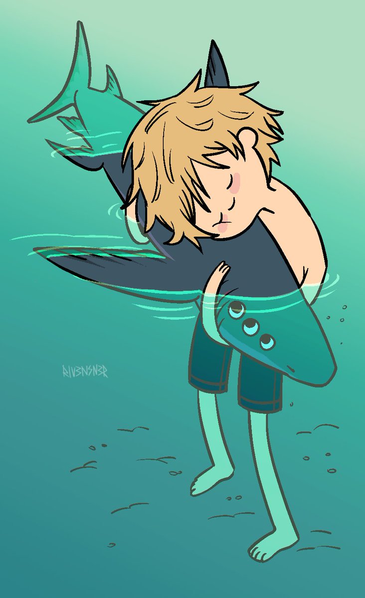 🦈 #チェンソーマン #chainsawman #adventuretime