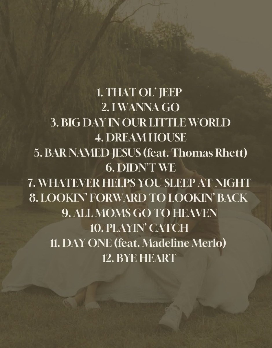 Join in the fun and we will make sure <a href="/AdamDoleacMusic/">Adam Doleac</a> knows what Twitter thinks!  Based off of the song titles, which song do you think will be your favorite?!?  Don’t forget, album is released FRIDAY!!!