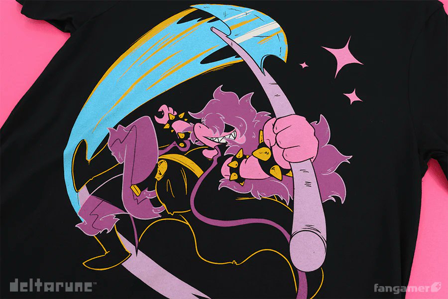 All-new DELTARUNE aprons, bentos, and lounge shorts, plus the Fangamer Europe debut of our Rudebuster shirt!

Shipping now from our EU warehouse: fanga.me/r/enjoy-the-ou…