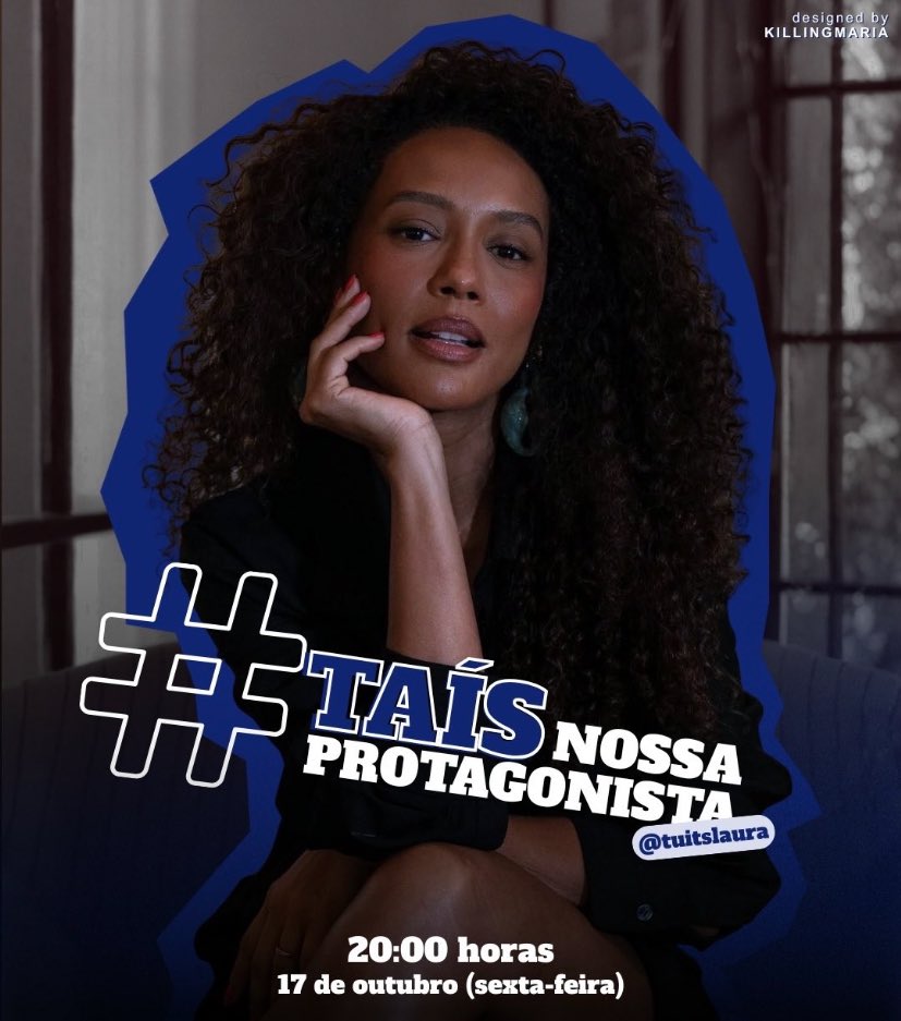 tuitslaura's tweet photo. oi pessoal! resolvemos subir uma tag antes do último capítulo de vale tudo ir ao ar na sexta-feira em apoio a taís araújo, para prestar todo o nosso reconhecimento quanto ao trabalho dela nesse remake, quem quiser participar será muito bem vindo.💙 https://t.co/ovEfEU3tkL
