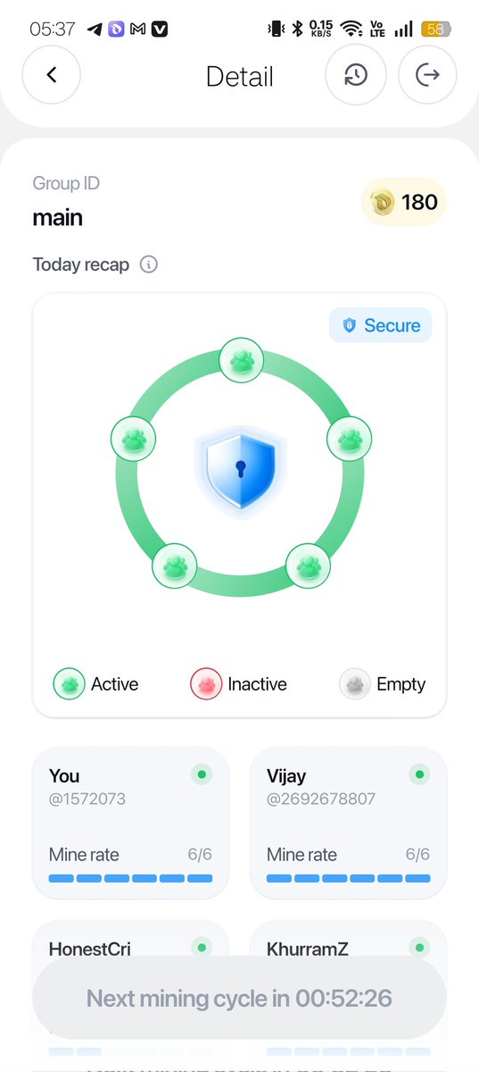 MonikaInterlink's tweet image. A powerful start to the day — our Security Group has Ready For successfully mine 180 ITLG Coins! 🔥💎
Teamwork, consistency, and dedication are what make Interlink unstoppable. 💪

Let’s keep mining, growing, and securing the network together! 🌐⚡
#Interlink #SecurityGroup