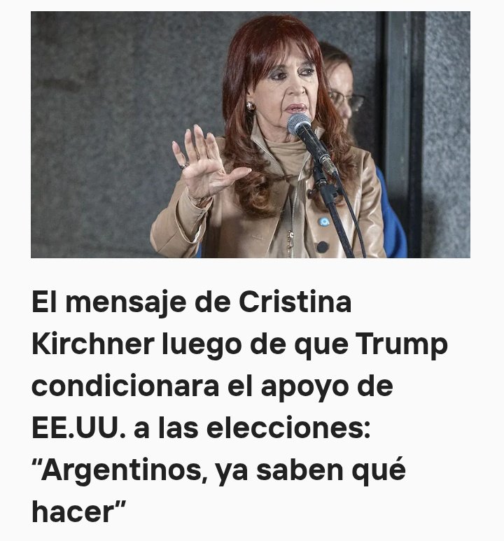CLARO! Votar siempre contra el Peronismo hasta que se extinga y nunca más arruinen al país!