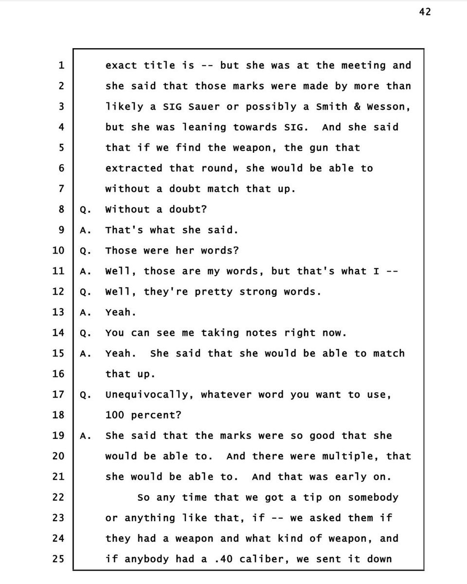 alleyesondelphi's tweet image. “She said there&apos;s more error in a paternity test than there is in the test that she does to compare extraction marks.”

Can someone pls ask @IanRunkle to properly torch this before I turn inside out and splode.

#RichardAllen #Delphi