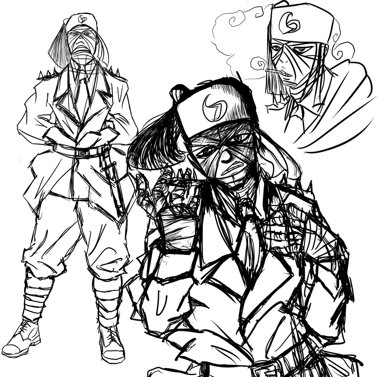 Although this sketch is a bit old, I'd still like to upload it. It's one of my OCs, Grazziani. #art #artmoots #moots #smallartist #drawing