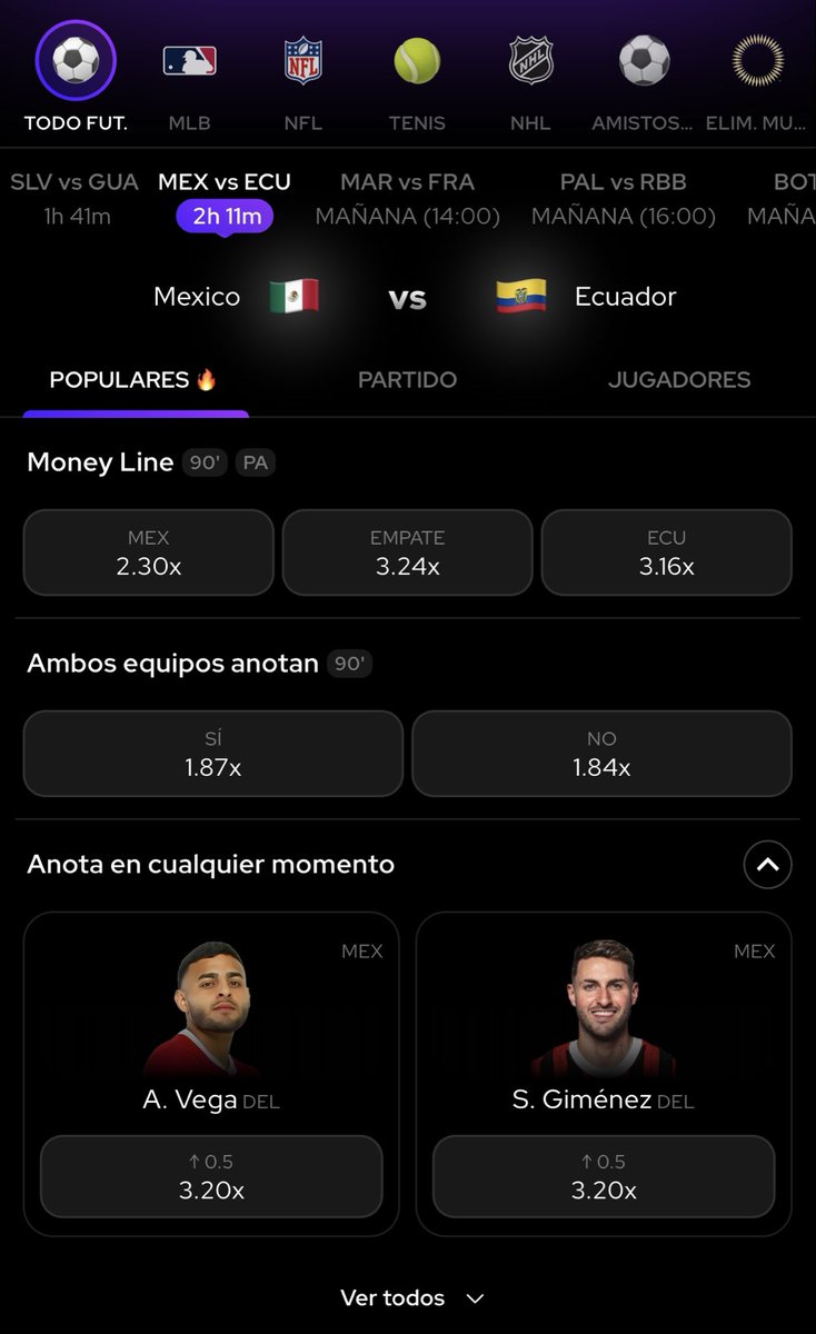BernardoPicks's tweet image. Dinámica de México vs Ecuador 🇲🇽 🇪🇨 en @Draftea_Mexico ⚽️

1 ganador de $500💰

Para participar tienes que hacer lo siguiente:
-Dar Like ♥️ y RT 🔁 
-Acertar resultado (ganador o empate) y número exacto de córners en el partido
-Seguirme en X (Twitter)
-Usar el #BernardoPicks…