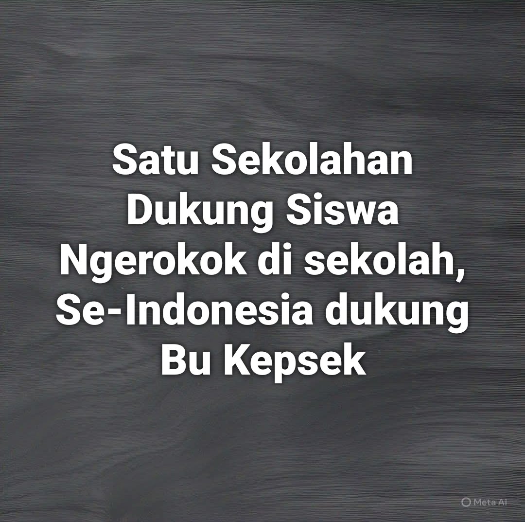 DenmasSojo's tweet photo. @randomable_ Dukung Bu Kepsek https://t.co/C8uhz6yzdU