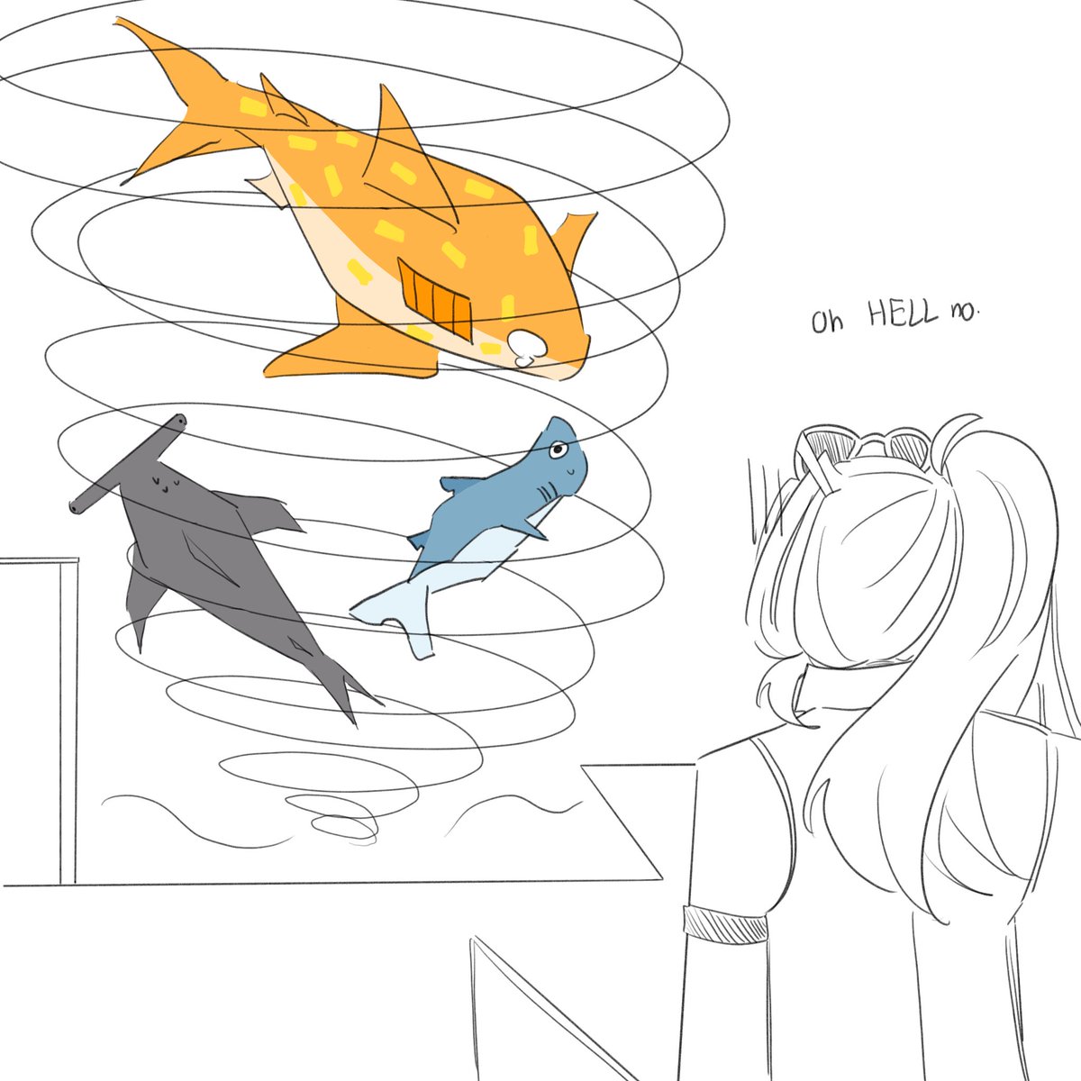 N73462Numa's tweet image. Day 15: Shark
Hey so i may not be a marine biologist but i think the sharks are NOT supposed to be in the air…
#fisch #fischroblox #fischtober