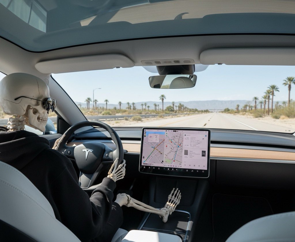 THE MOMENT FSD unsupervised is released, I am going to put a skeleton in the driver seat of my Tesla and start riding in the back.