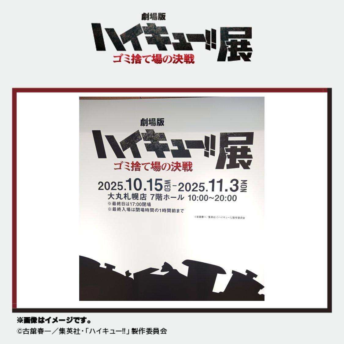 日本代購代標第一品牌[樂淘letao]－劇場版 ハイキュー 映画 非売品